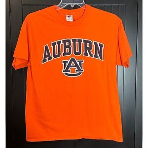 Auburn Tigers NCAA Orange Graphic Tee Shirt‎ Size L College Gameday